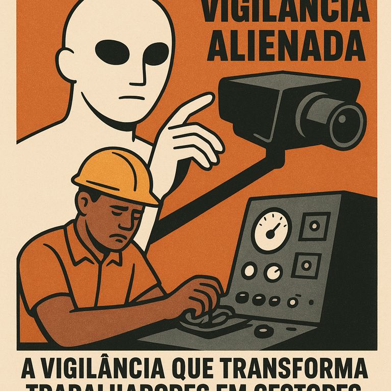 Vigilinvia alienada e o trabalho de vigiar a própria exploração
