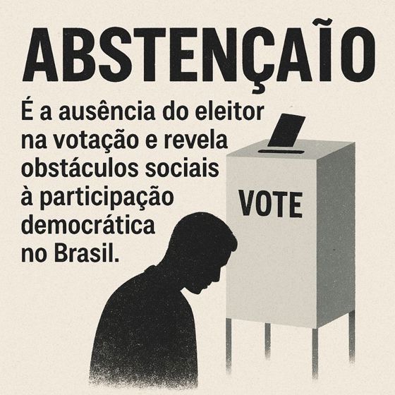 O que é abstenção e por que ela expõe a crise da democracia brasileira