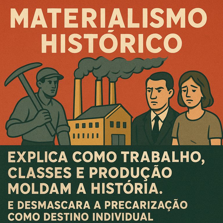 Materialismo histórico contra a mentira de que a história é obra de indivíduos