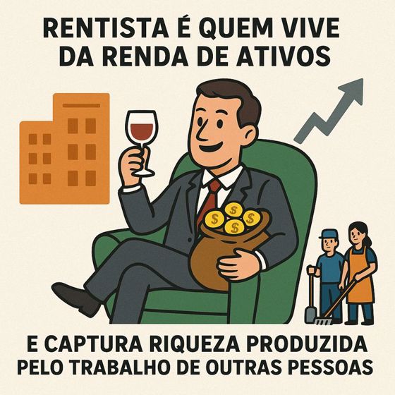 O que é rentista e por que sua riqueza depende do trabalho alheio