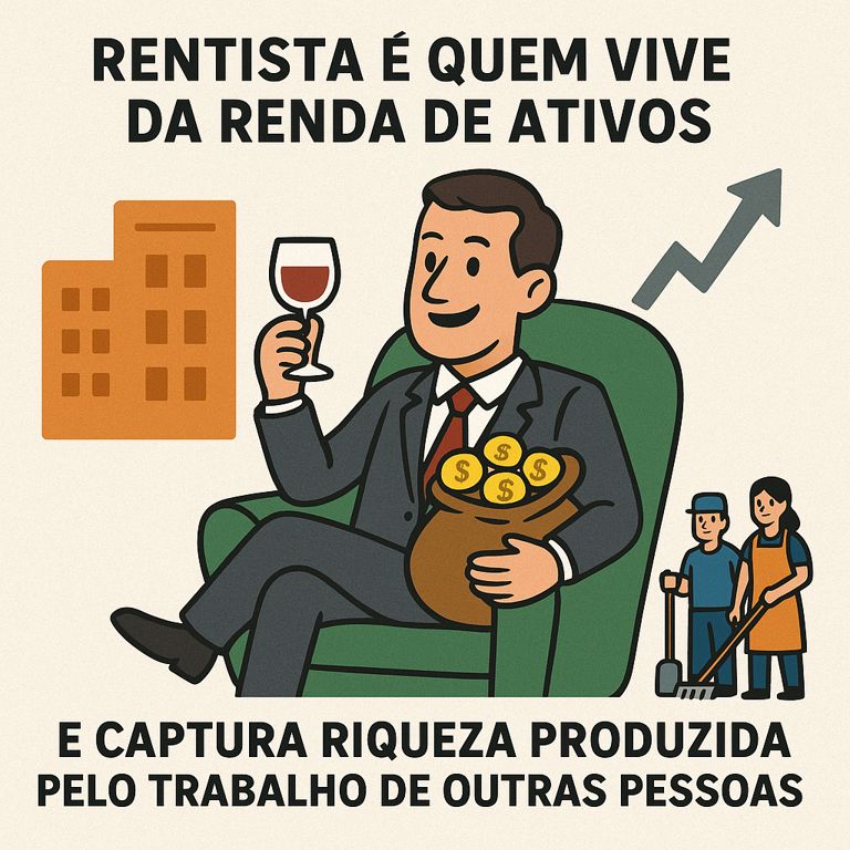 O que é rentista e por que sua riqueza depende do trabalho alheio