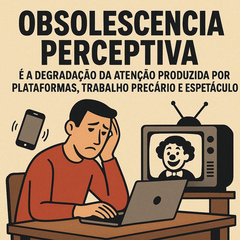 Obsolescência perceptiva e a fábrica de atenção descartável