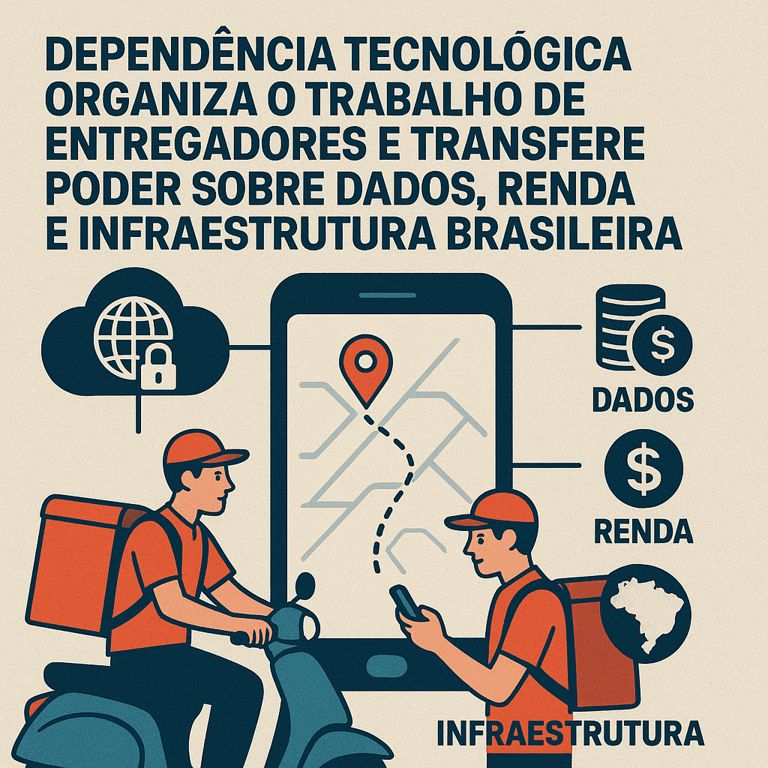 O entregador e a fatura invisível da dependência tecnológica