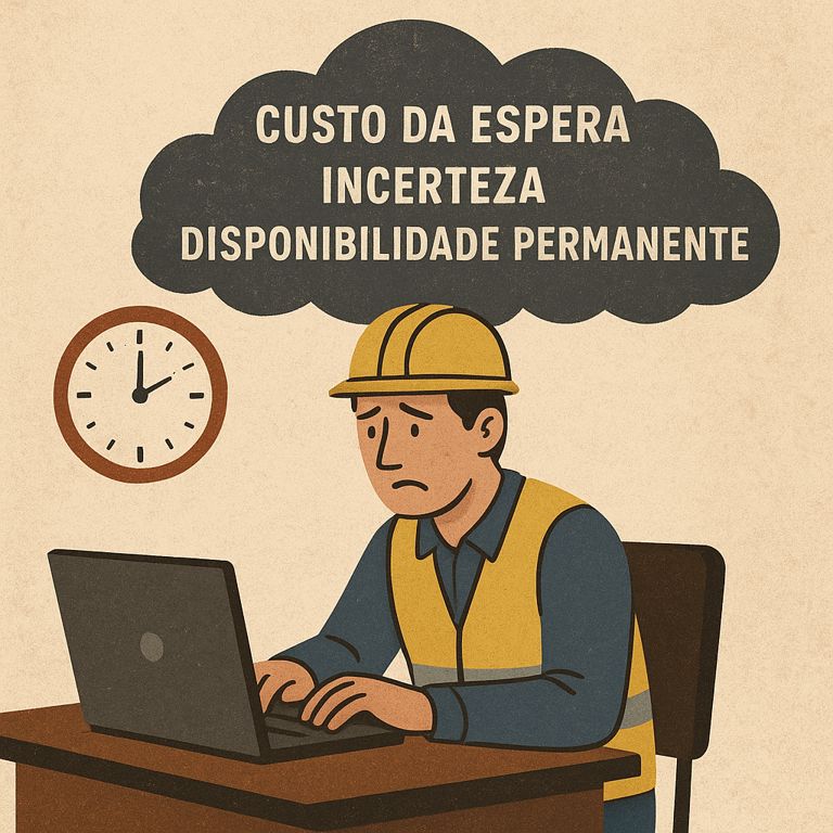 O tempo que o aplicativo rouba antes de chamar para trabalhar