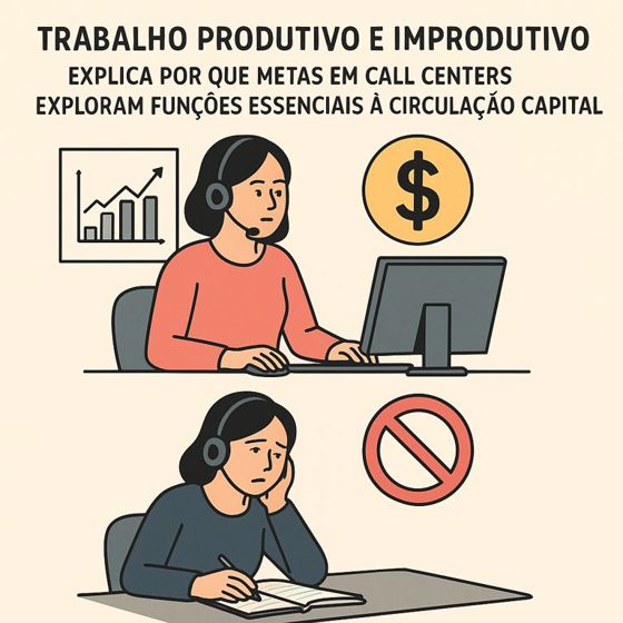 A produtividade que esgota o call center e não aparece na riqueza