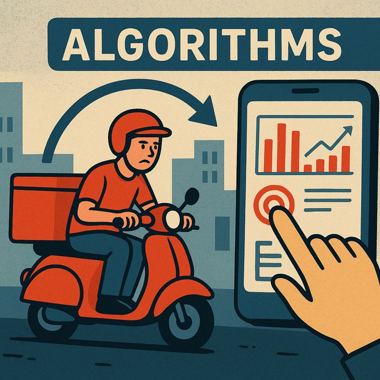 O algoritmo que manda sem aparecer no trabalho digital
