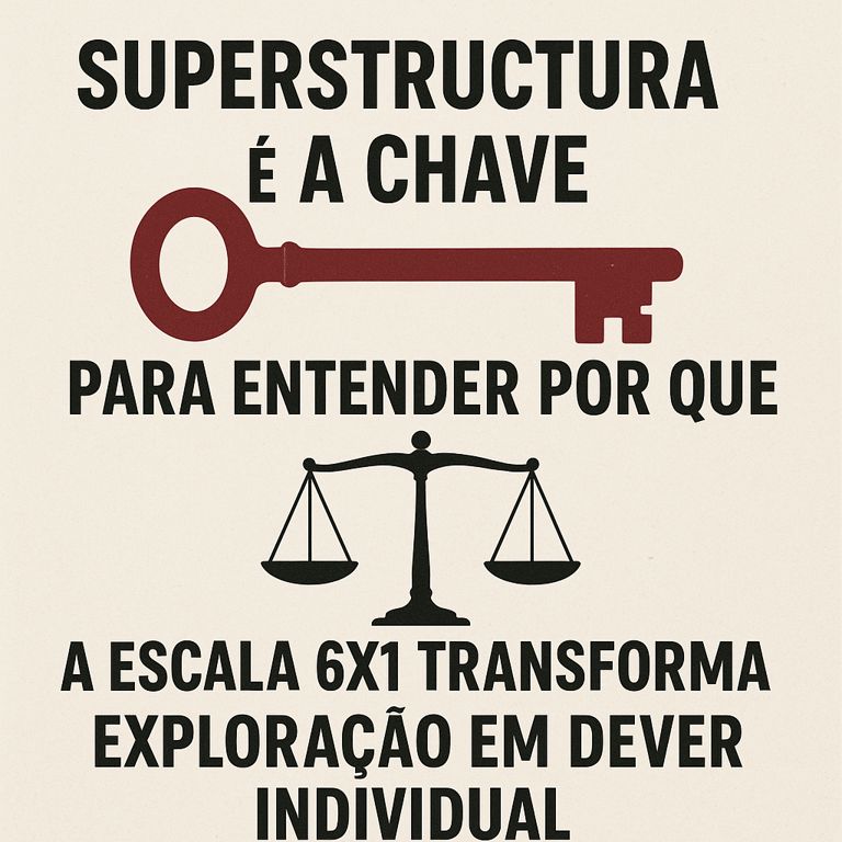 A semana 6x1 e a máquina que ensina o trabalhador a aceitar o cansaço