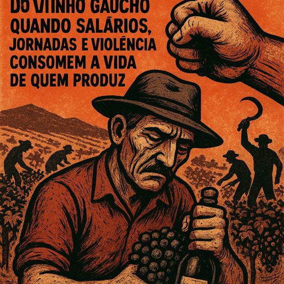 O vinho premiado e o corpo exaurido da superexploração