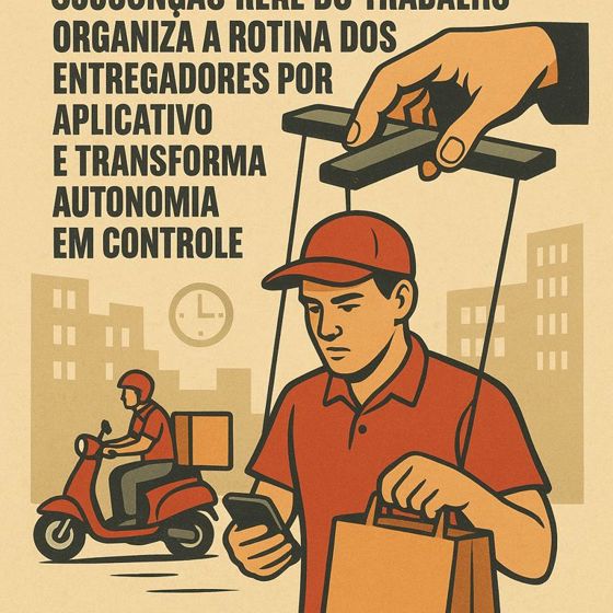 O entregador não usa o aplicativo: é o aplicativo que o usa