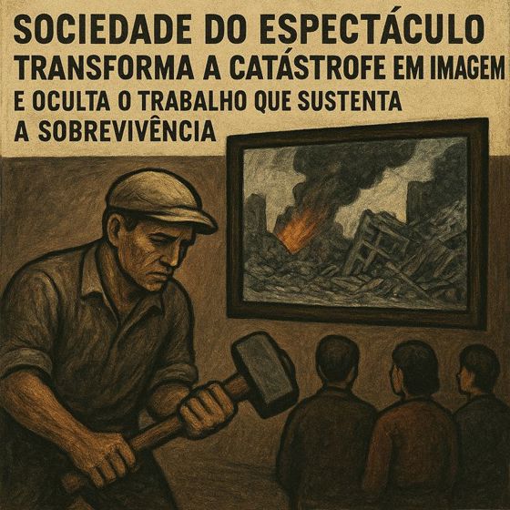 Quando a enchente virou feed e o trabalho continuou submerso
