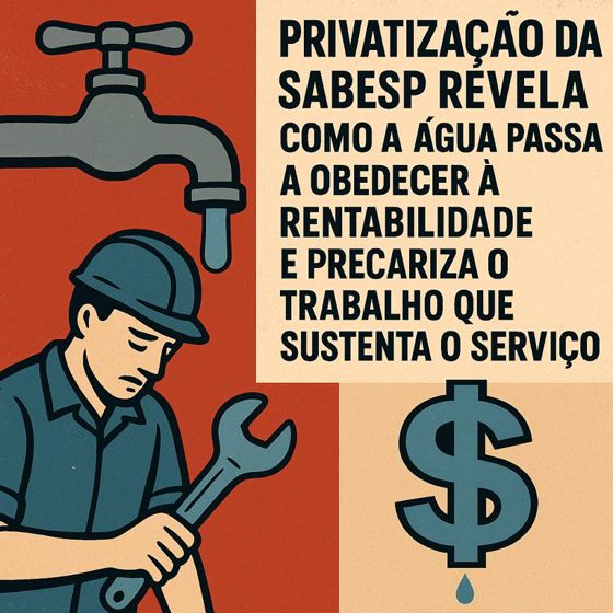 A água de São Paulo não virou privada em julho de 2024