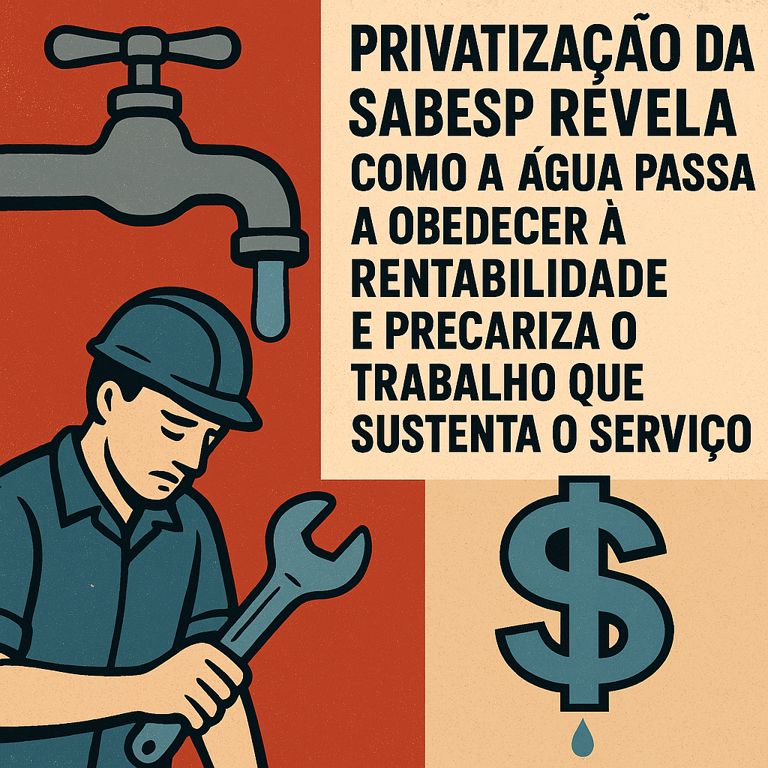 A água de São Paulo não virou privada em julho de 2024