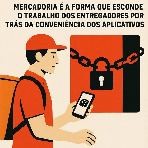 A entrega que chega à porta e o trabalho que desaparece do preço