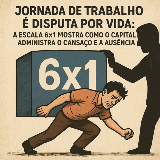 A escala 6x1 revela que o capital ainda disputa cada hora de vida