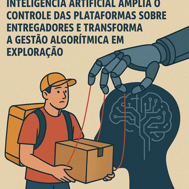 A inteligência artificial que manda no entregador sem aparecer