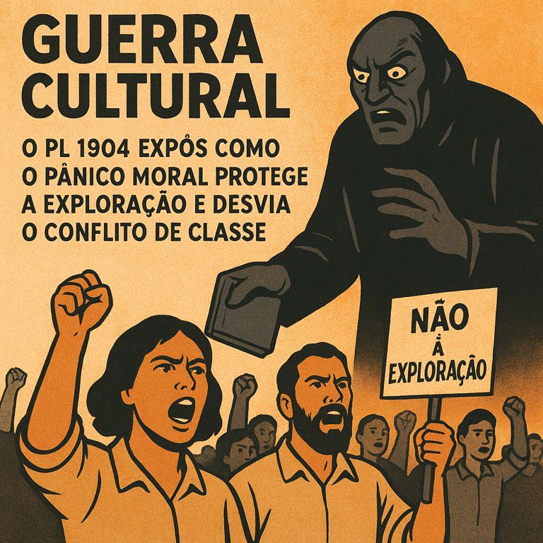 A guerra cultural que transforma a trabalhadora em alvo e o patrão em paisagem