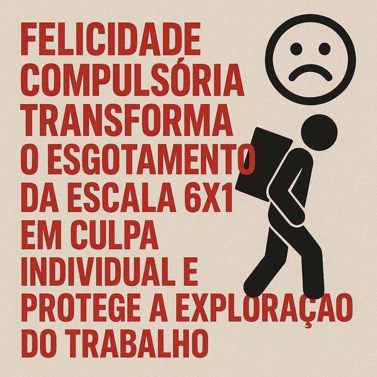 A felicidade que sobra depois da escala 6x1