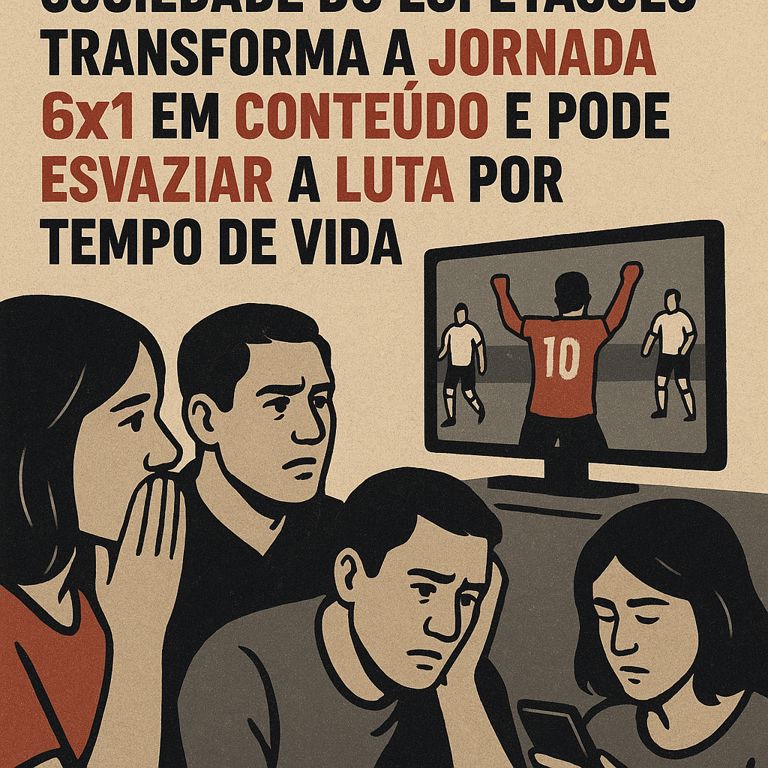 A jornada 6x1 e o trabalho transformado em conteúdo