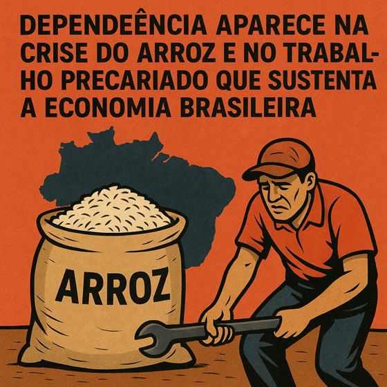 A enchente, o arroz e a conta da dependência