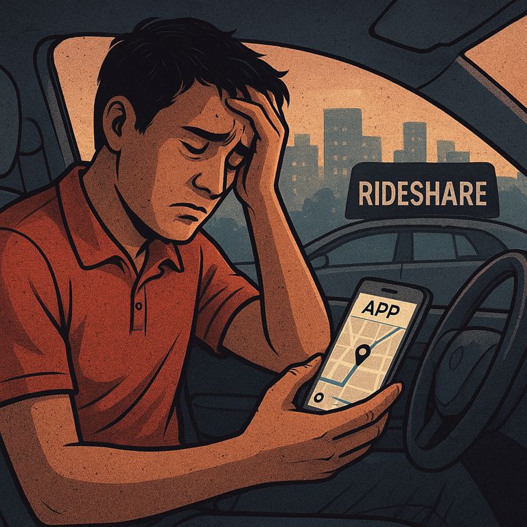 Quando o entregador para, a cidade enxerga sua própria contradição