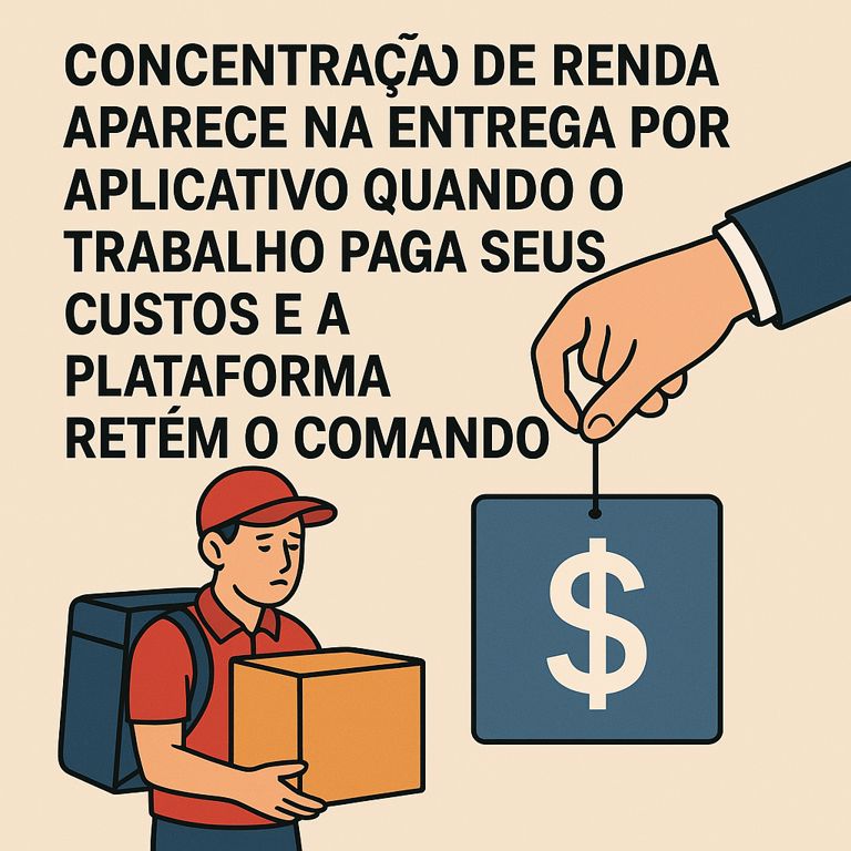A riqueza que pedala e não chega ao entregador