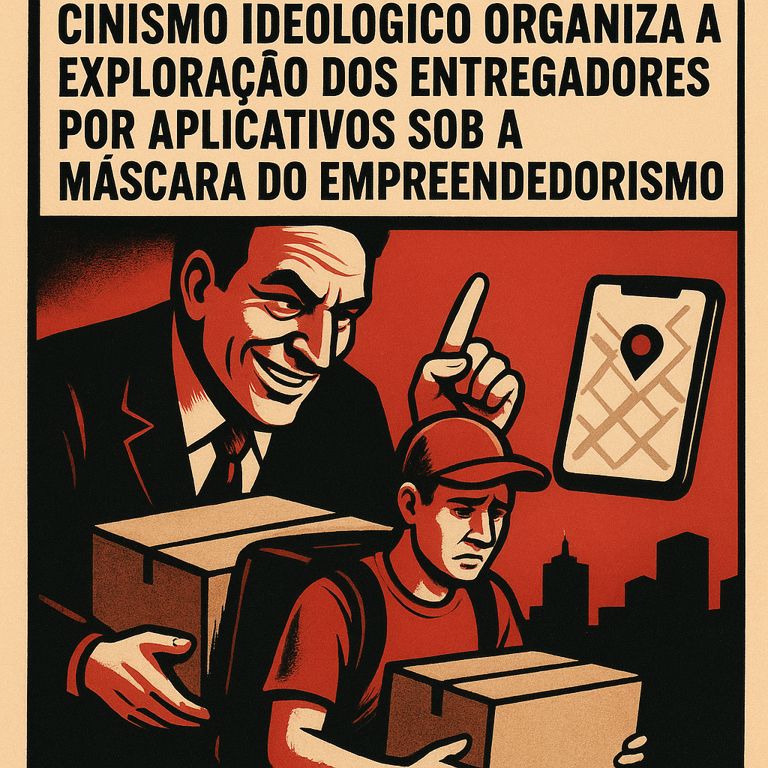 O entregador sabe que não é empreendedor — e o aplicativo também