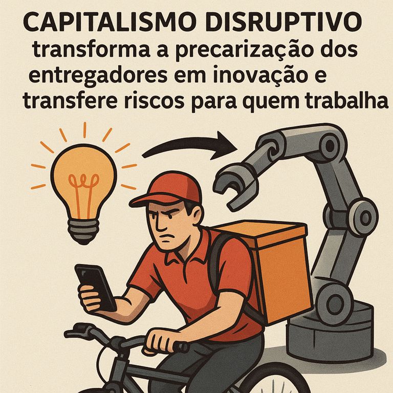 A falsa inovação que pedala sobre o entregador