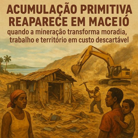 Maceió soterrada e a acumulação que nunca terminou