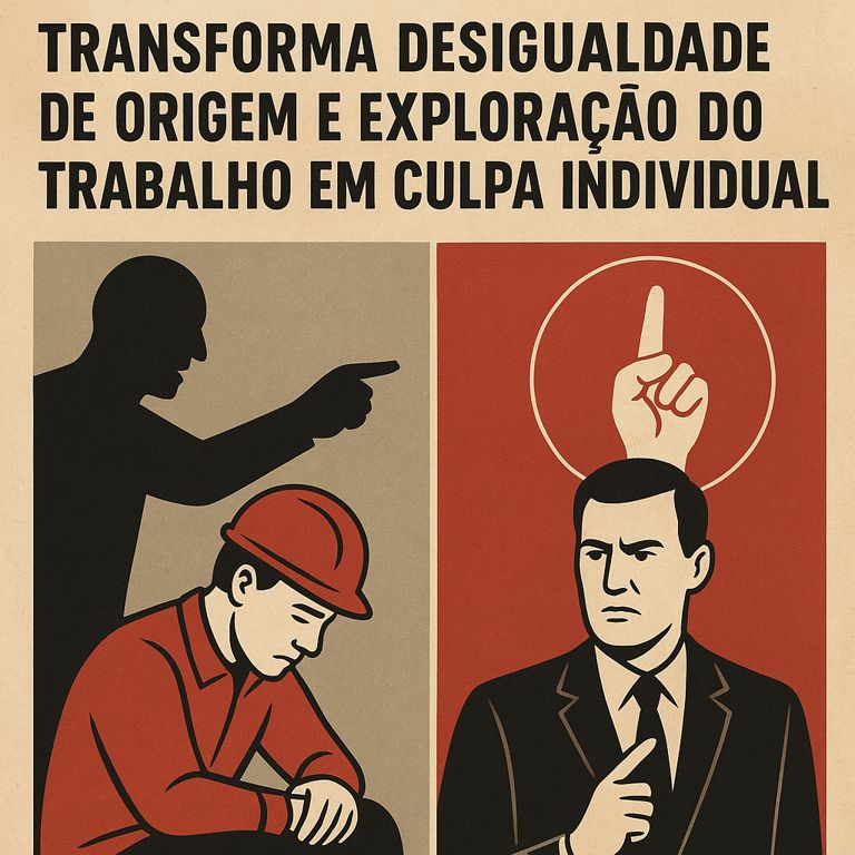 Meritocracia é o nome moral da corrida sem linha de partida