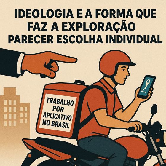 O que é ideologia quando o entregador chama exploração de liberdade