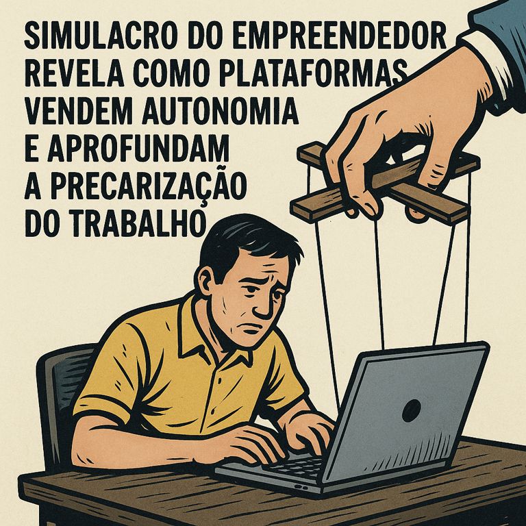 O simulacro do empreendedor que pedala sem direitos