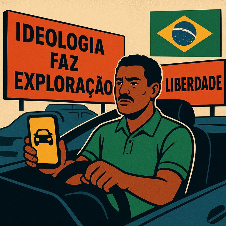 O que ideologia faz quando chama exploração de liberdade