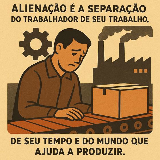 O que é alienação quando o entregador chama exploração de liberdade