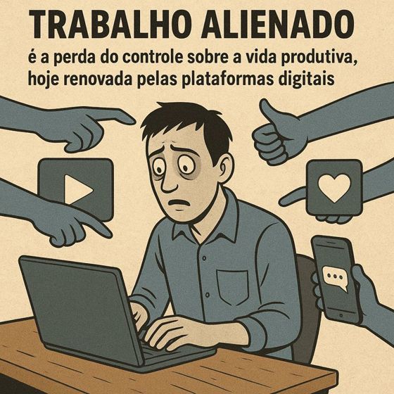 O que é trabalho alienado quando o algoritmo manda na rua