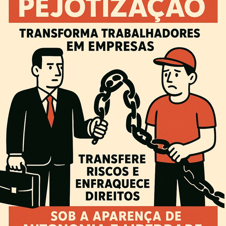 O que é pejotização quando o emprego vira ficção jurídica