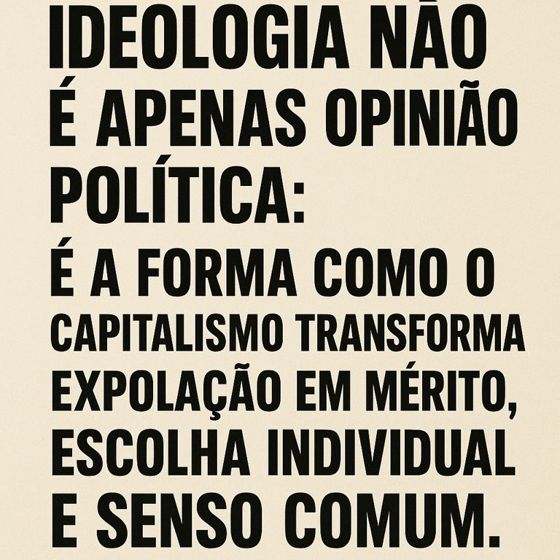 Ideologia não é opinião: é a realidade vista de cabeça para baixo
