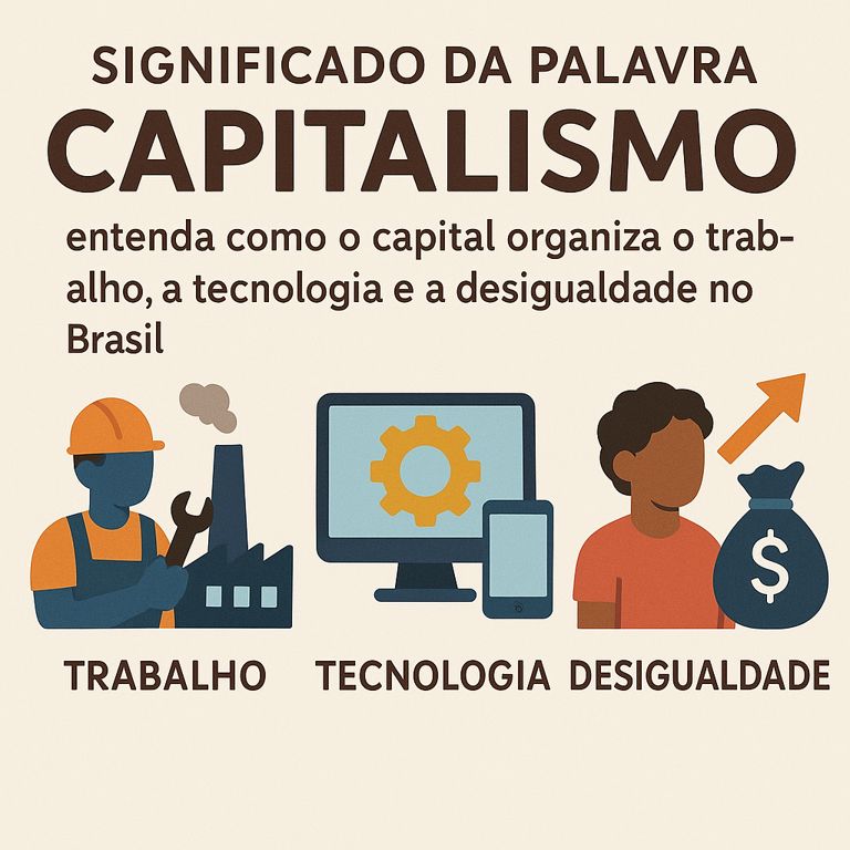 O significado da palavra capitalismo está no poder do capital
