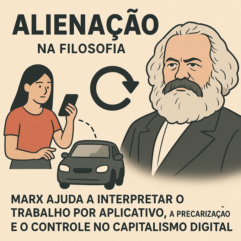 O que é alienação na filosofia quando o trabalho vira aplicativo