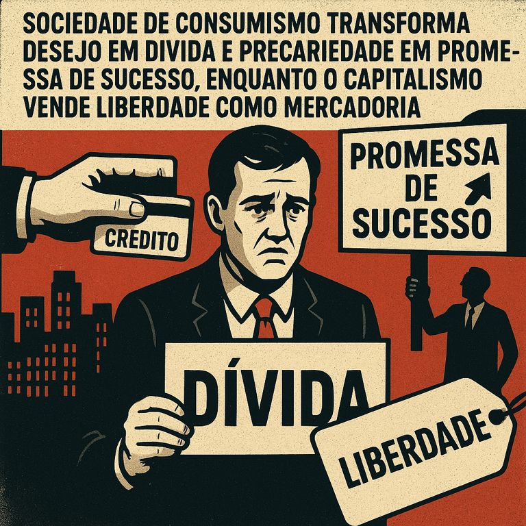 A sociedade de consumismo compra a própria precariedade