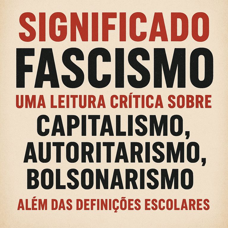 O significado da palavra fascismo não cabe no dicionário