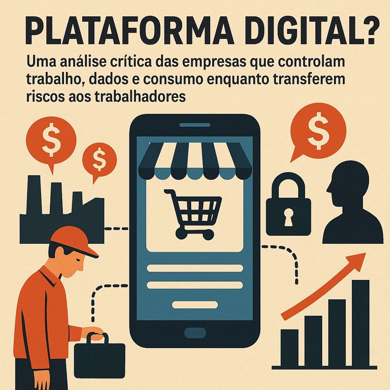 O que é plataforma digital quando o trabalho vira comando invisível