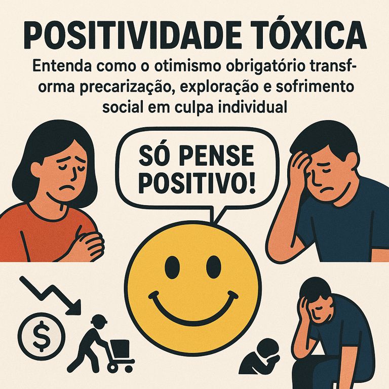 O que é positividade tóxica e por que ela serve ao poder