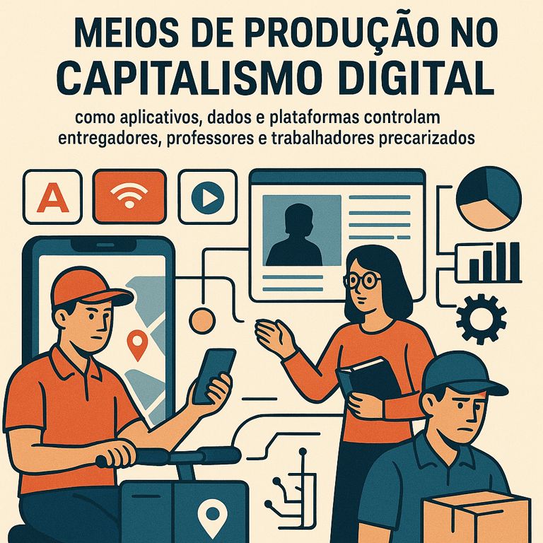 Meios de produção e a fábrica invisível das plataformas