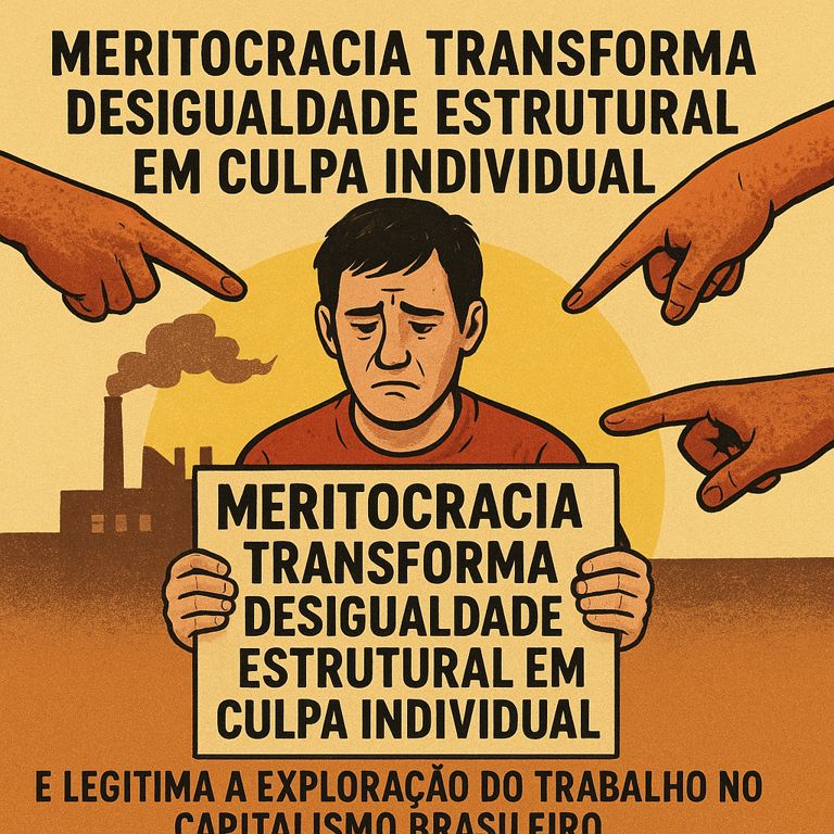 Meritocracia transforma privilégio em culpa individual