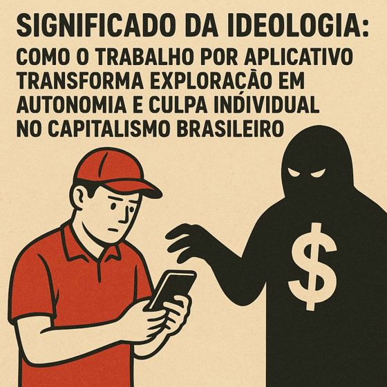 Significado da ideologia no trabalho do entregador