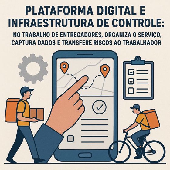 O que é plataforma digital quando o trabalho vira território controlado