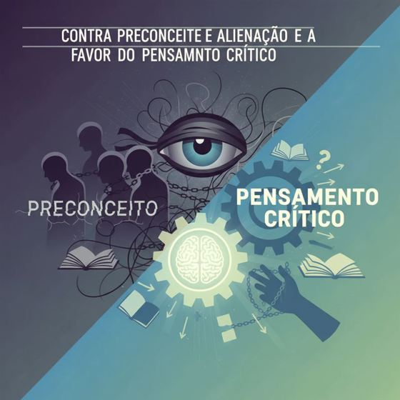 Contra o Preconceito e Alienação e a Favor do Pensamento Crítico