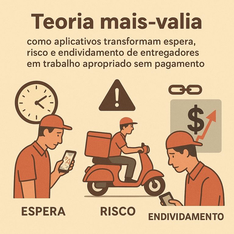 Teoria mais valia no capitalismo do entregador