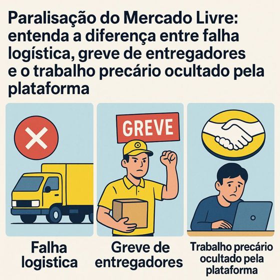 Paralisação do Mercado Livre e o trabalho invisível da entrega