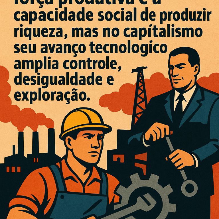 Força produtiva e a máquina social da exploração